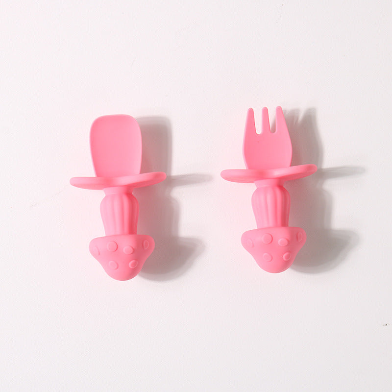 Wholesale Baby Short Handled Silicone Spoons